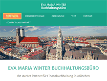 Tablet Screenshot of buchhaltungmuenchen.com